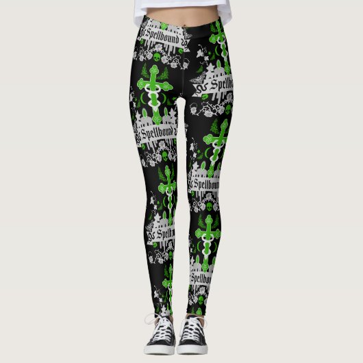Leggings Accessoires de mode Gothique Post Punk (Devant)