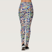 Leggings accueil motif d'art des gribouillis (Dos)