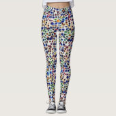 Leggings accueil motif d'art des gribouillis (Devant)