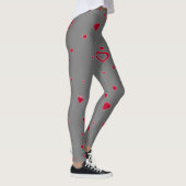 Leggings Achtergrondkleur rood hart aanpassen (Rechts)
