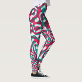Leggings Acide Psychédélique Arrière - plan sans Seamless F (Droite)