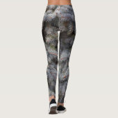 Leggings Acier, gris, vert et bleu épicéa classe (Dos)