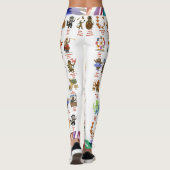 Leggings actes du cirque Dingaling Bros (Dos)