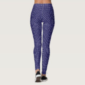 Leggings Actifs à pois Navy (Dos)
