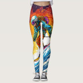 Leggings Action de ski (Devant)