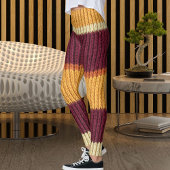 Leggings Active Women Knit Blanket Texture Graphic Pattern