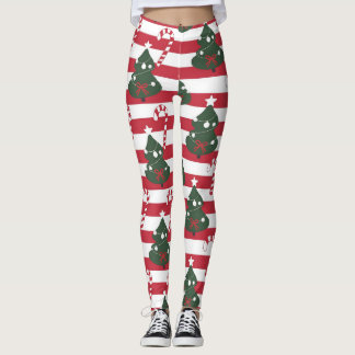 Leggings AD 003 - motif numérique de Noël