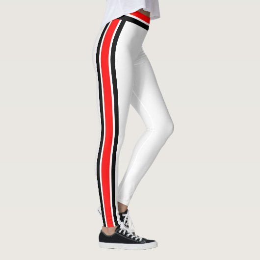 Leggings Addict noir rouge (Droite)
