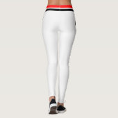 Leggings Addict noir rouge (Dos)