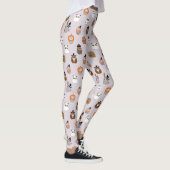 Leggings Adorable Chouette d'Halloween Motif (Droite)