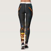 Leggings Adorable Éffrayant Wendigo Trick-or-Treat Legings (Dos)