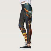 Leggings Adorable Éffrayant Wendigo Trick-or-Treat Legings (Gauche)
