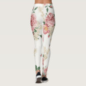 Leggings Adorable Fille Mignonne,Fleurs (Dos)