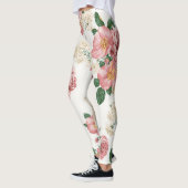 Leggings Adorable Fille Mignonne,Fleurs (Gauche)