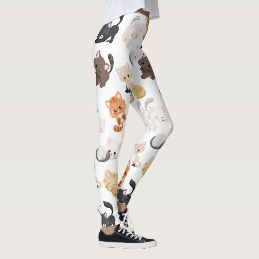Leggings Adorable Kitty Cats Imprimer (Droite)