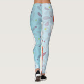 Leggings Adorable Lady Fox Leaf Arrière - plan (Dos)