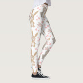 Leggings Adorable lapins de Saint-Valentin (Droite)