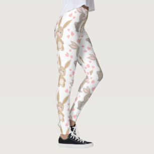 Leggings Adorable lapins de Saint-Valentin