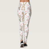 Leggings Adorable lapins de Saint-Valentin (Dos)