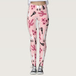 Leggings Adorable Llama Maraca Cactus blanc rose floral<br><div class="desc">Ce motif mignon et amusant est parfait pour une femme ou une fille branchée. Il présente des illustrations dessinées à la main de lamas rose bubblegum, blanches et noires, de maracas à motifs, de cactus et de fleurs sur le dessus d'un simple arrière - plan rose vif. C'est adorable, drôle,...</div>