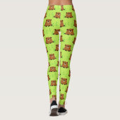 Leggings Adorable Motif de marmotte (Dos)