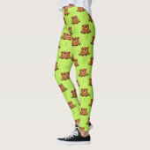 Leggings Adorable Motif de marmotte (Gauche)