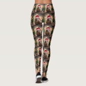 Leggings adorable Noël Wombat, (Dos)