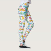Leggings Adorable Ocean Love Pattern | Cute Fish & Starfish (Droite)