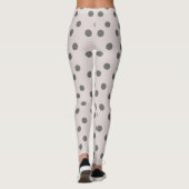 Leggings Adorable points gris femmes (Dos)
