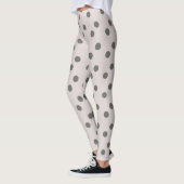 Leggings Adorable points gris femmes (Gauche)