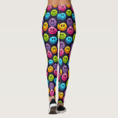 Leggings "Adorable Smile Emoji Motif Collection" (Dos)