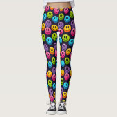 Leggings "Adorable Smile Emoji Motif Collection" (Devant)