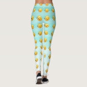 Leggings Adorable Winking Emoji Face-Be heureux toujours (Dos)