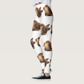 Leggings Adorables 3D Universe mignon chien couché vers le  (Gauche)