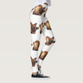 Leggings Adorables 3D Universe mignon chien couché vers le  (Droite)