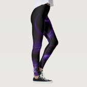 Leggings Adorez les guêtres pourpres mystiques (Droite)