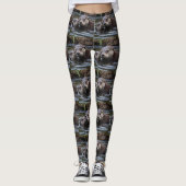 Leggings **"Adrift in Love : Mummy and Baby Otter"** (Devant)