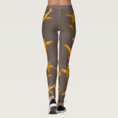 Leggings Aéronefs en or ou conception d'avions (Dos)