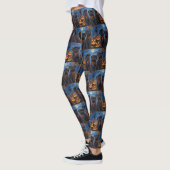 Leggings Affenpinscher Halloween Épouvantable (Gauche)
