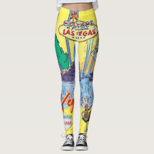 Leggings Affiche de bienvenue Las Vegas