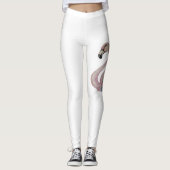 Leggings Afficher les légendes sur-impression du Flamant ro (Devant)