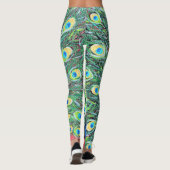 Leggings Afficher Peacock Peainting (Dos)