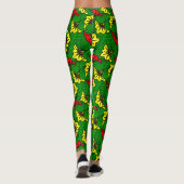Leggings Africain Print Bold Ankara Floral Motif (Dos)