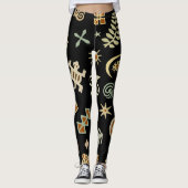 Leggings africains Adinkra (Devant)
