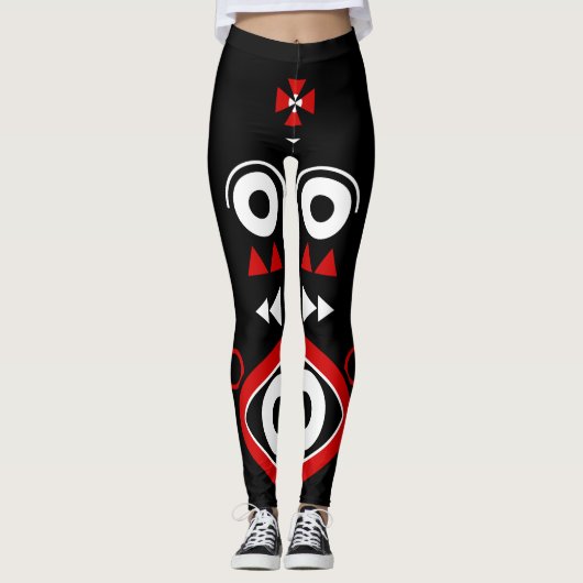 Leggings African mask (Devant)