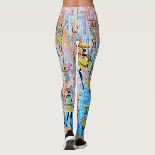 Leggings African Village  (Dos)