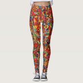 Leggings afrique colorée cool ethnie afrique design motif (Devant)