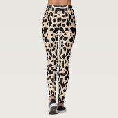 Leggings Afrique Maroc Motif géométrique beige (Dos)