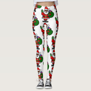 Leggings afrique noir santa claus xmas