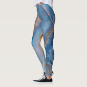 Leggings Agate en dentelle bleue (Gauche)